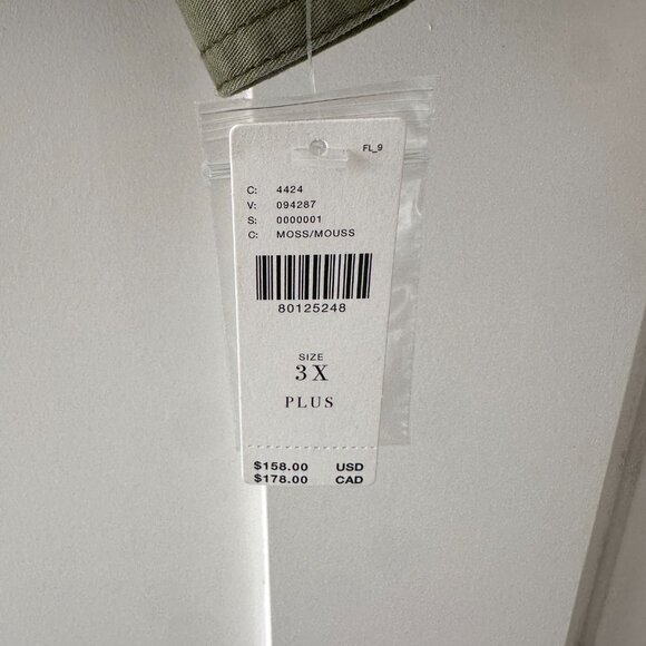 Anthropologie | Cropped Aviator/Cropped Trench Jacket | 3X -- NWT - Picture 5 of 11